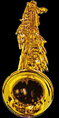 Saxophone soprano stylisé